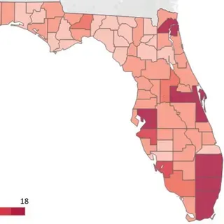 thumbnail for publication: Natural Heat-Related Deaths in Florida: 2010–2020